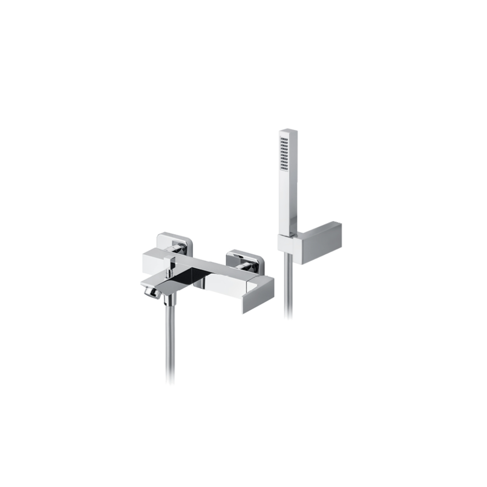Miscelatore esterno vasca con doccia e duplex Cheope