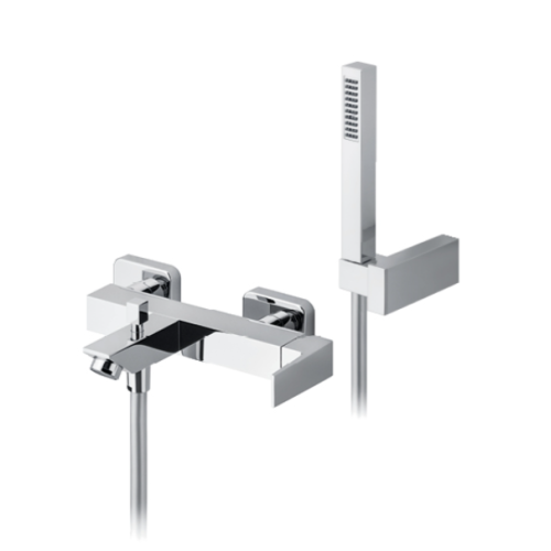 Miscelatore esterno vasca con doccia e duplex Cheope