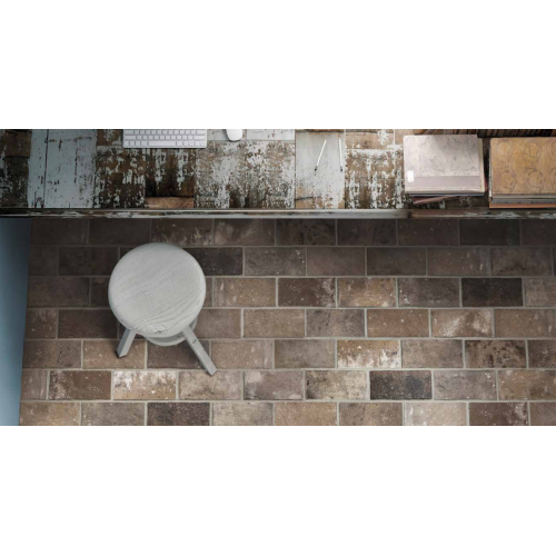 Gres effetto mattoncino Brick Generation Brown 6x25 London