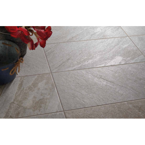 Gres Porcellanato effetto pietra 30.5x60.5 Grigio Lapis