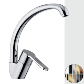 Miscelatore lavello monoforo 45° con bocca corta girevole SMART