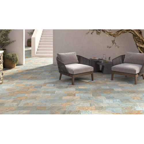Gres Porcellanato effetto pietra 30.5x60.5 Multicolor Lapis