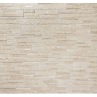 Gres Porcellanato Piastrelle 15x61 3D Beige Tiffany