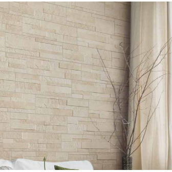 Gres Porcellanato Piastrelle 15x61 3D Beige Tiffany