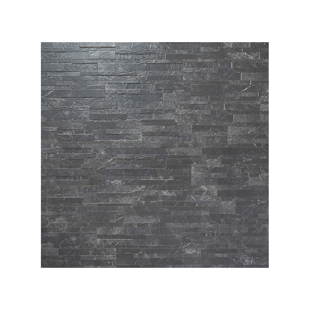 Gres Porcellanato Piastrelle 15x61 3D Dark Tiffany