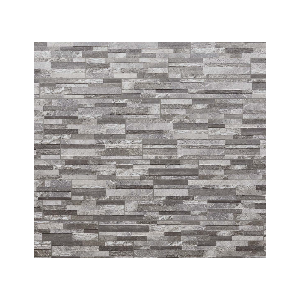 Gres Porcellanato Piastrelle 15x61 3D Grey Tiffany