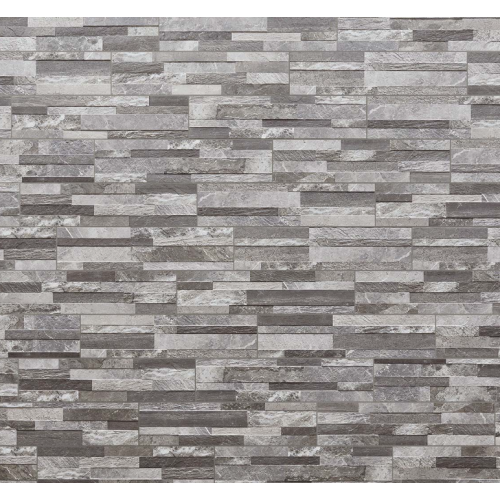 Gres Porcellanato Piastrelle 15x61 3D Grey Tiffany