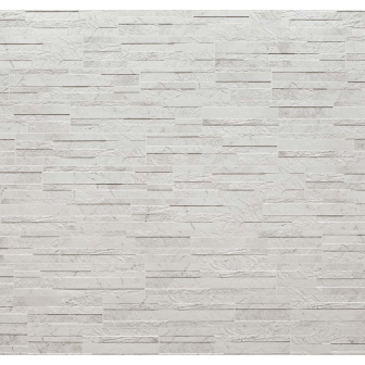 Gres Porcellanato Piastrelle 15x61 3D White Tiffany