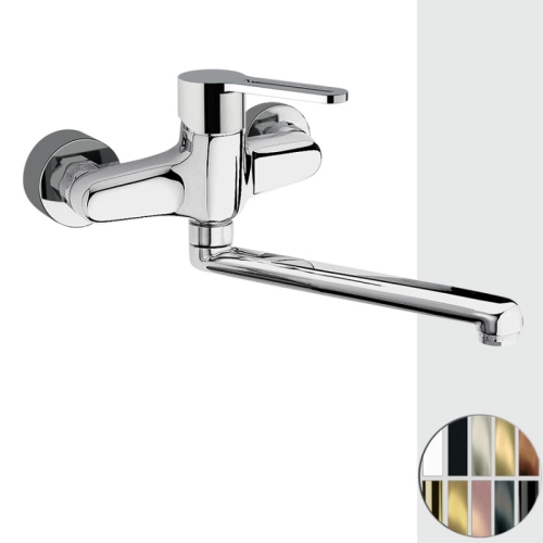 Miscelatore lavello a muro con canna girevole SMART