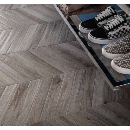 Gres Porcellanato effetto legno e parquet 7.5x45 Vintage Cendre