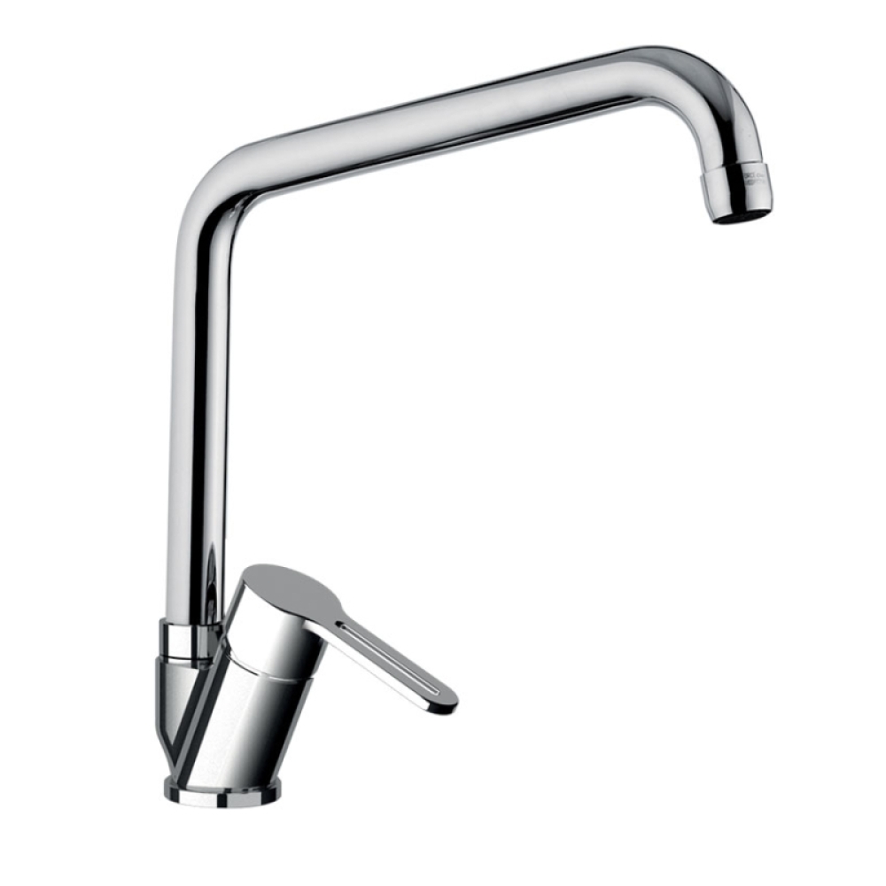 Miscelatore lavello monoforo 45° con canna alta girevole SMART