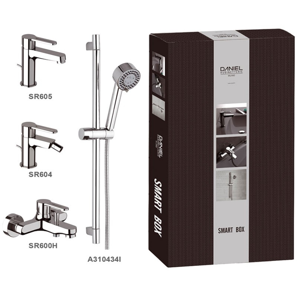 Set bagno con miscelatore bidet SMART