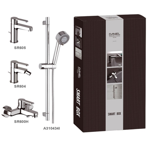 Set bagno con miscelatore bidet SMART