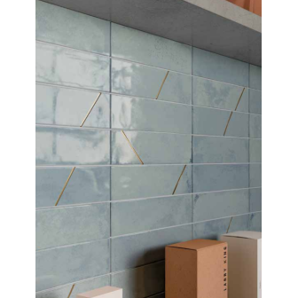 Gres effetto mattoncino Brick Generation Marrakech 4.8x20 Light Blue