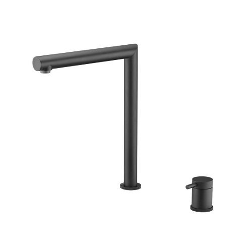 Miscelatore cucina con bocca retrattile Nero Opaco Itaca