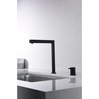 Miscelatore cucina con bocca retrattile Nero Opaco Itaca