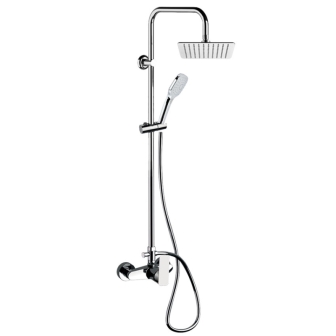 Set colonna doccia con fissaggio superiore regolabile AMBITION